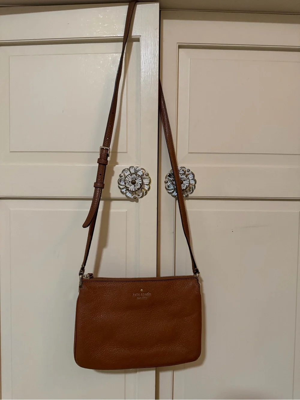Kate Spade Brown Leather Crossbody Bag
